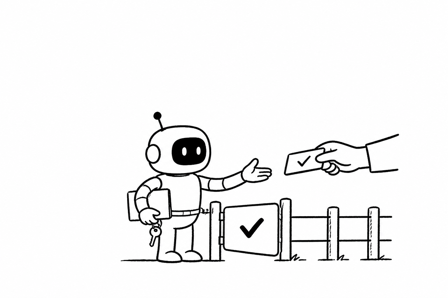 Grok Bot waits for human confirmation before the permission boundary